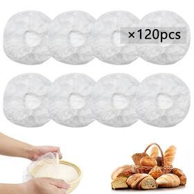 Bcp120 Qupiva 120pcs Shower Caps For Sourdough Bread Reusable Bowl Covers Proofing Bcp120 Qupiva 120pcs Shower Caps For Sourdough Bread Reusable Bowl Covers Proofing