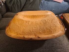 10905 R Mertopf Clay Roaster 1.6 Quart Baker Dutch Oven