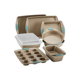 Rachael Ray 084045792441 Cucina 10-pc. Non-stick Bakeware Set - Brown One Size