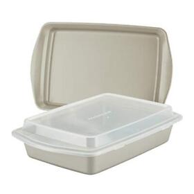 Rachael Ray 3-piece Steel Bakeware Set Silver Rachael Ray 3-piece Steel Bakeware Set Silver