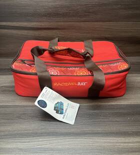 Rachael Ray 700522188377 Rachel Red Lasagna Lugger 16 X 10 And 9x9combo 2 Piece Insulated Carriers