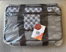 Rachael Ray 700522228035 Pack And Go Lasagna Lugger Thermal Insulated Casserole Carrier Grey