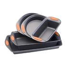 Rachael Ray Bakeware Set 5pcs Kitchen Baking Cooking Cake Pan Loaf Sheet Silicone 735204789511