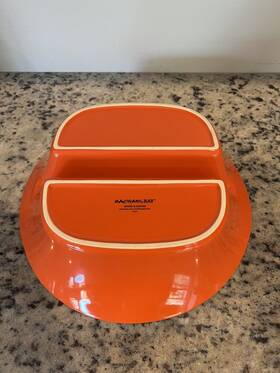 Ho165 Rachael Ray Stoneware Orange Round And Square