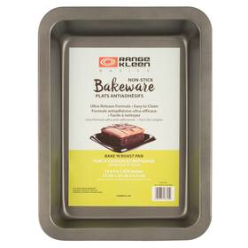 Range Kleen 070775177252 Non-stick Bake And Roast Pan - 9x13 Inch Black 9 X 13 Range Kleen 070775177252 Non-stick Bake And Roast Pan - 9x13 Inch Black 9 X 13