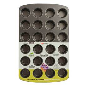 Range Kleen 070775195324 Non-stick Mini Muffin Pan - 24 Black