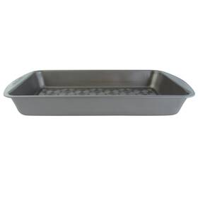 Rangekleen 070775200493 Taste Of Home 13 X 9 Inch Non-stick Metal Baking Pan Grey