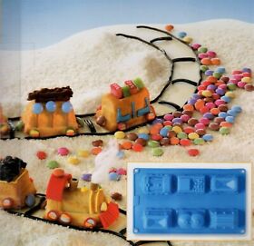 Rbv Birkmann Express Mold Silicone 6 Trains Baking And Freezing Germany Birthday