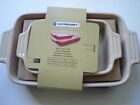 Red-0.6l Le Creuset New Stoneware Set Of 2 Rectangular Dishes 1.3l
