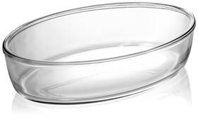 82432-xui Red Co. Oval Clear Glass Casserole Baking Dish Oven Basics Bakeware 1.6