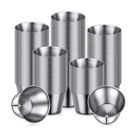 Oy-remerry-30032 Remerry 300 Pcs Metal Sauce Cups Individual Salsa Ramekins 2.5 Oz Dipping Sta Inch Oy-remerry-30032 Remerry 300 Pcs Metal Sauce Cups Individual Salsa Ramekins 2.5 Oz Dipping Sta Inch
