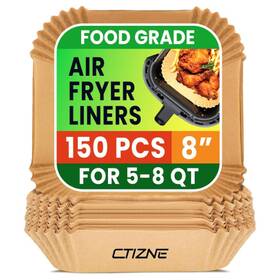 Replacify 313096610665 150 Pcs Air Fryer Disposable Paper Liners - Non-stick Parchment For Easy Cooking Replacify 313096610665 150 Pcs Air Fryer Disposable Paper Liners - Non-stick Parchment For Easy Cooking