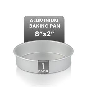 Rwt1683-1 Restaurantware Restaurantware-met Lux 8 X 2 Inch Straight-sided Baking Tin 1 Round Cake Pan