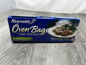 Reynolds 010900005319 Oven Bags For Meals Large Size Up Tp 8 Lbs 16in Total Of 5