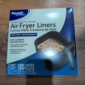 Reynolds 010900389501 Air Fryer Non-stick Parchment Liners 9 Inch X 150-count
