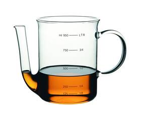 Riess 882432845271 Simax Glassware Fat Separator 1 L Heat Resistant Glass One Size Clear