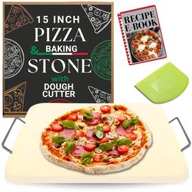 Ritual Life 198715887310 Pizza Stone For Oven And Grill - Rectangle Stones With Handles Doug Ritual Life 198715887310 Pizza Stone For Oven And Grill - Rectangle Stones With Handles Doug