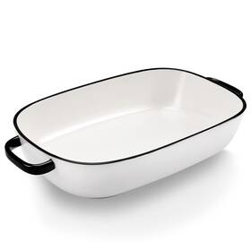 Roeveca 606408743305 6 Quart Large Rectangular Baking Dish 16x11 Inches Ceramic Pan Casser