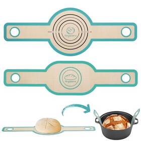 Bdbm-as2m Ruixinlong Silicone Bread Sling Oval And Round - Non-stick Easy Clean Reusable Aqua Sky