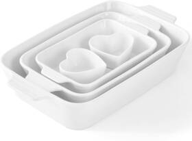 Ruyoliks 800689639719 Oven-safe Baking Trays Casserole Dishes Utensil Sets White Ruyoliks 800689639719 Oven-safe Baking Trays Casserole Dishes Utensil Sets White