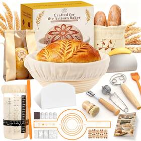 Rymtox 705161393960 Complete Sourdough Starter Kit Easy To Clean And Use For Beginners Bakers Rymtox 705161393960 Complete Sourdough Starter Kit Easy To Clean And Use For Beginners Bakers