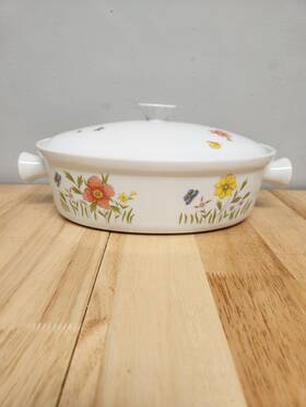 9228 Sadeck Country Flowers By Andre Oven To Table Cookware Caserole Dish