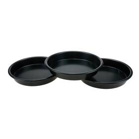 Bc0029 Savagrow 3pcs 6inch Non-stick Bakeware Deep Pizza Pan Aluminum Baking For Cafe Ove
