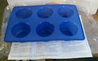 Sb2206b Wentworth Cuisine Magic Silicone Cup Muffin Pan Blue Color New