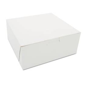 Sch-0917 Sct Sch 0917 White One-piece Non-window Bakery Boxes 7 X 3 Paper