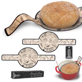500f Segretto Cookware 898743690380 Silicone Bread Mat For Dutch Oven - 2-pack High Heat Up To Ideal Sou