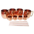 Setof4coppercomplete Modern Home Set Of Moscow Mule Mug Shot 643950474110
