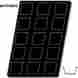 Sf1176 Demarle Silform Perforated Mat Square Bun 9.4cm X 2.9cm High 15 C 0085404393750