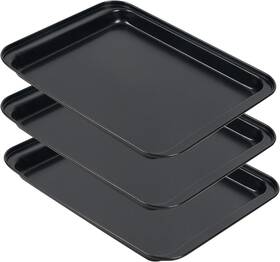 Shinsin 744110379501 Small Baking Sheets For Oven Nonstick Cookie Pans Set Of 3 8 Inch Carb