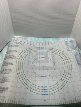 Sifniea 445023720758 Real Simple Baking Mat Pastry Mats Silicone Pie Rolling