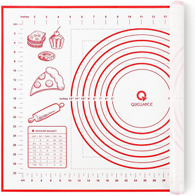 Silicone Pastry Mat Extra Large Non Slip With Measurement Stick