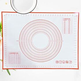 Silicone Pastry Mat With Measurements Large And Thick Baking Non-slip Fre