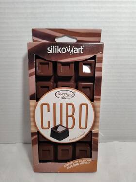 Silikomart 051085019106 Cubo Chocolate Mold New Made In Italy