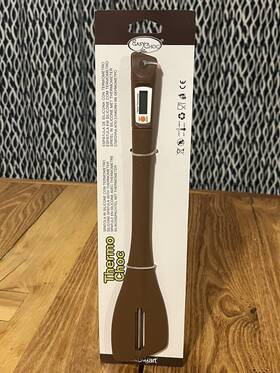 436452 Silikomart Thermo Choc Thermometer Spatula Brown