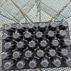 Sq053 Silikomart Italy 30 Compartment Canneles Silicone Baking Mold Dessert Sq053 Silikomart Italy 30 Compartment Canneles Silicone Baking Mold Dessert