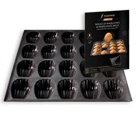 Ei-fp-02511-ba Silpat Flexipan 20 Madelines Premium Silicone Baking Pan