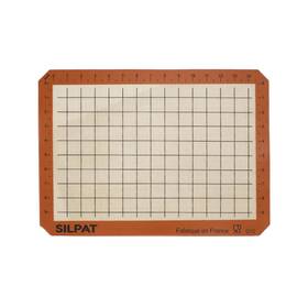 2-gridded Silpat Spt-1/2-gridded Premium Non-stick Half Sheet Size Silicone Gridded Baking Mat 11-5/8 X
