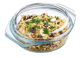 Simax 696527283929 Casserole Dish With Lid 24 Ounce Round Glass Cookware Oven And Microwave Safe Bo