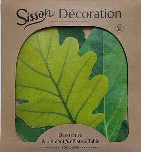 Sisson Distribution 850017807655 Parchment Paper Leaves For Cheese And Charcuterie Boards - Pack Of 20