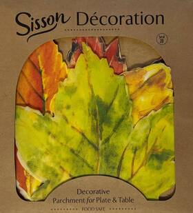 Sisson Distribution 860000267441 Parchment Paper Leaves For Cheese And Charcuterie Boards - Pack Of 20