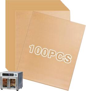 S025s01 Siudangka Air Fryer Liners Disposable 100pcs Parchment Paper Sheets Compatible With Emeril
