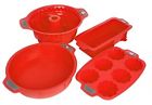 Sk-1190 R Gela Bakeware Silicone Set Non
