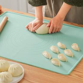 Skeap 445001167124 Silicone Baking Mat 20 Inch X28 Extra Large Non-stick With High Edge