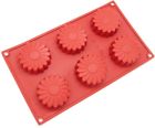 Sl-129rd Freshware 6-cavity Daisy Flower 852163003219