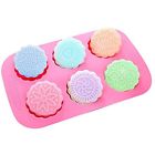 Sm0543 Xhaibei Round Mooncake Chocolate Muffin Soap Cookies Silicone 701017373216