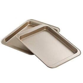 Small Baking Sheet 2 Pack Nonstick Trays For Toaster Oven Replacement